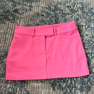 NWOT Amanda Uprichard Pink Mini Skirt